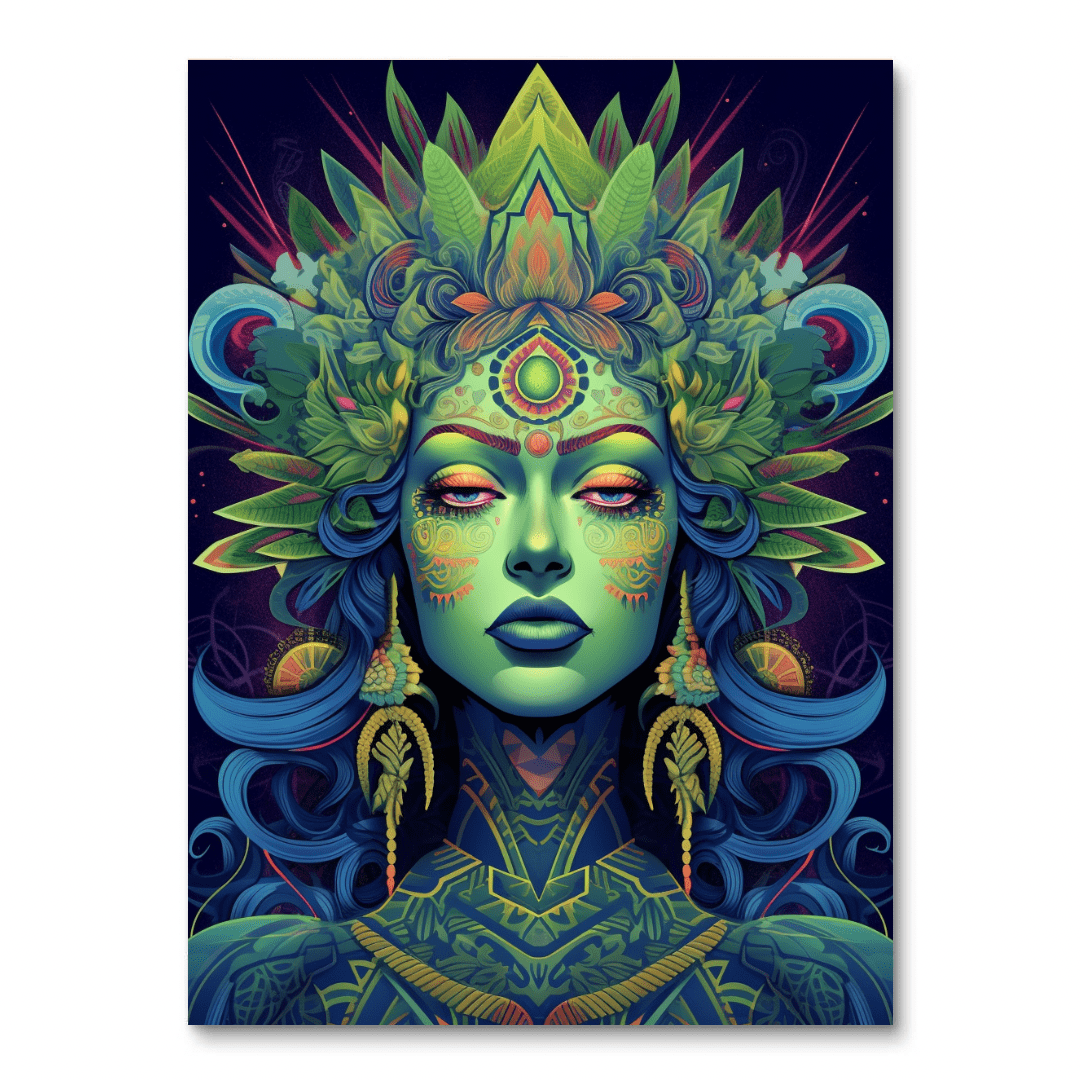 Psychedelic Deity (Wall Art)