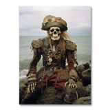 Skull Pirate Chilling (Wall Art)