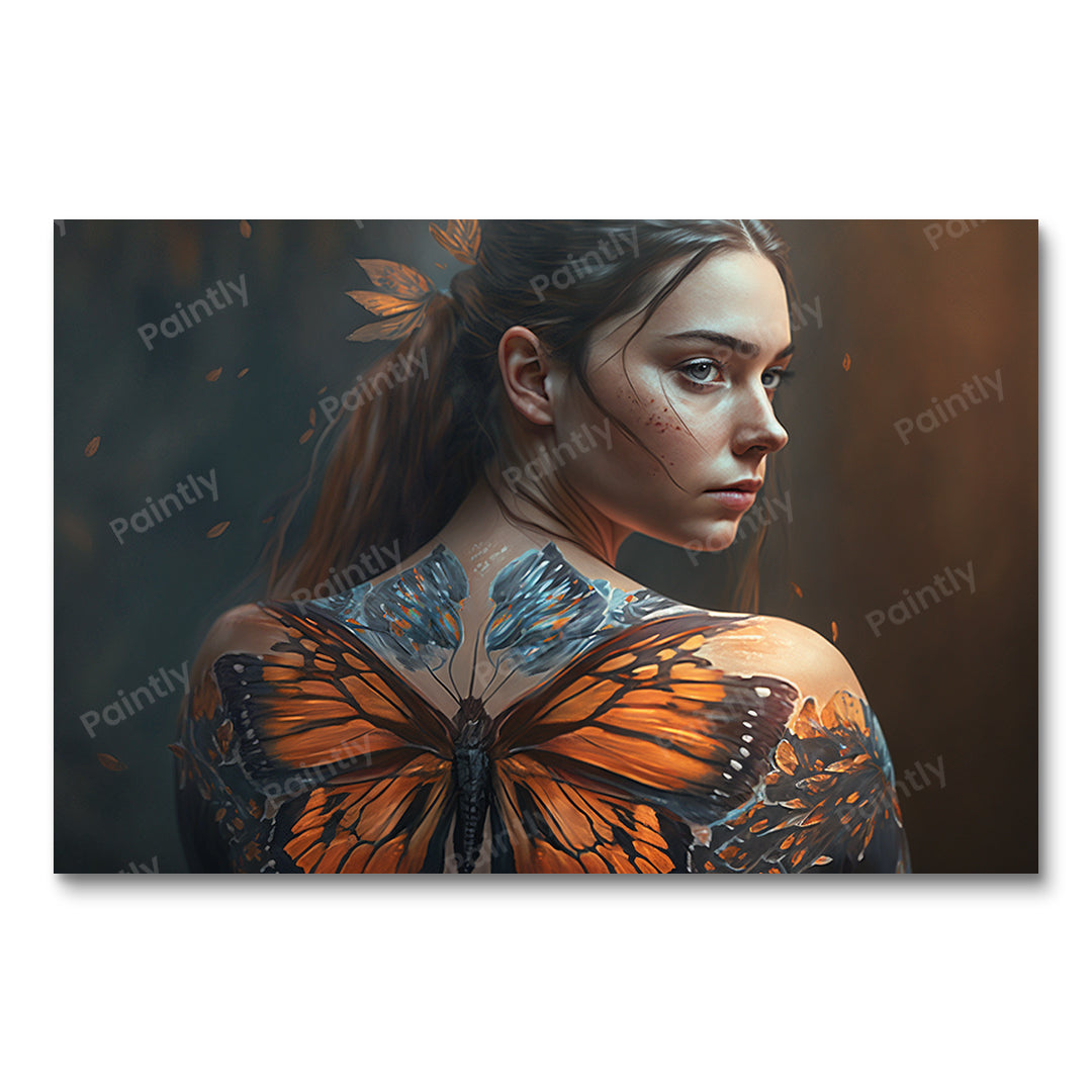 Butterfly Girl (Diamond Painting)