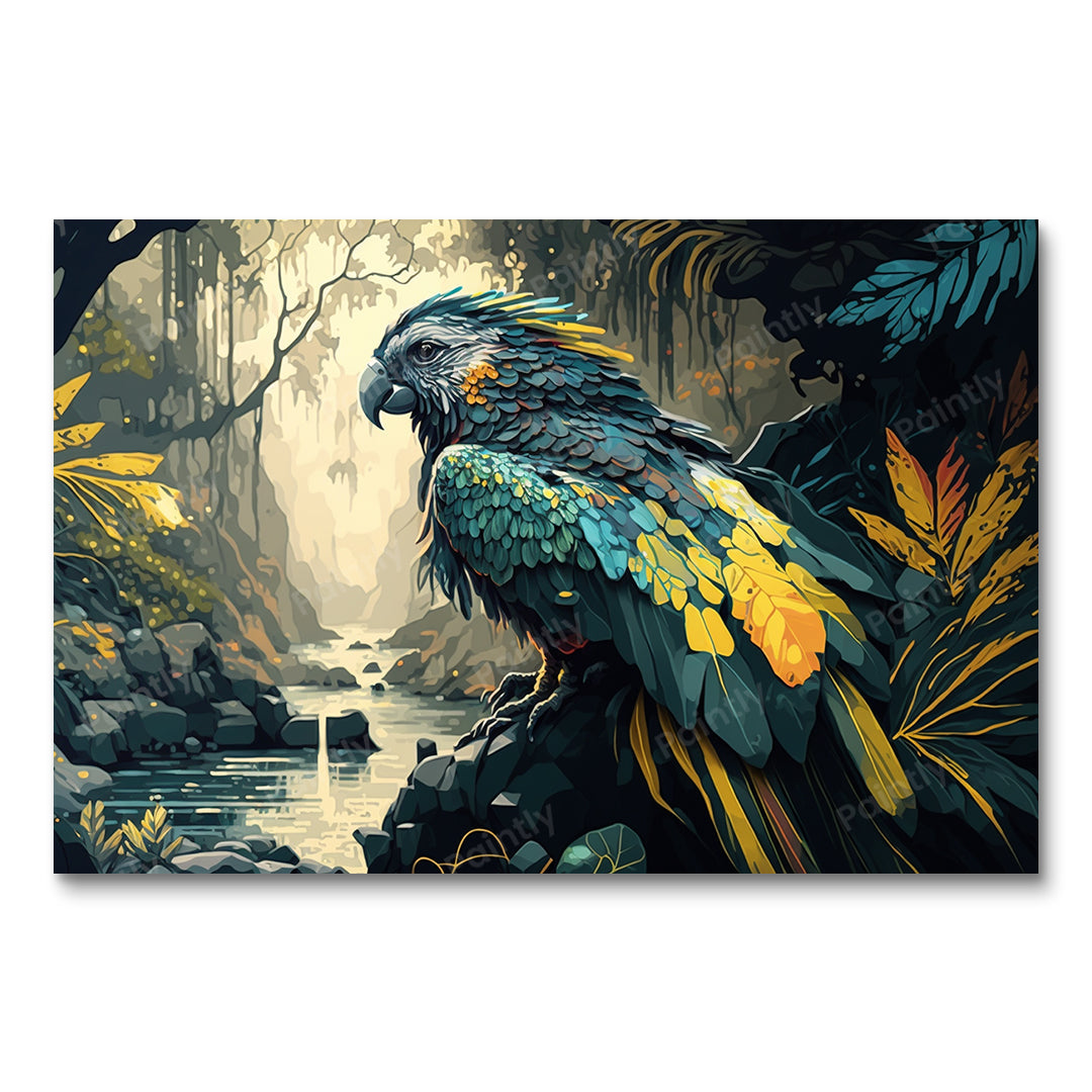 Exotic Macaw III (vægkunst)