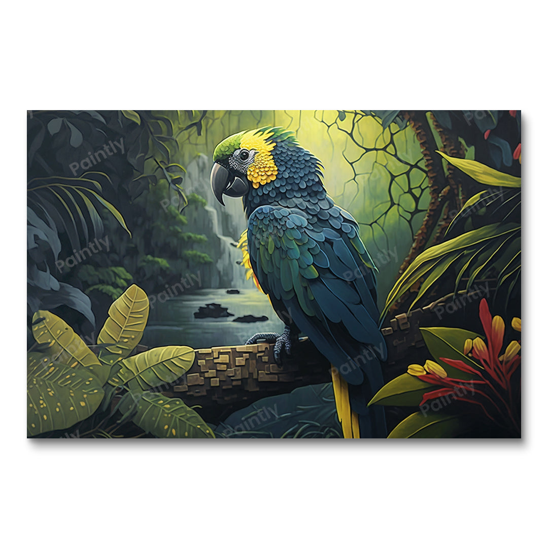 Exotic Macaw IV (Vægkunst)
