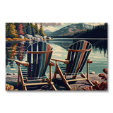 Chairs by the Lake XI (Wall Art)