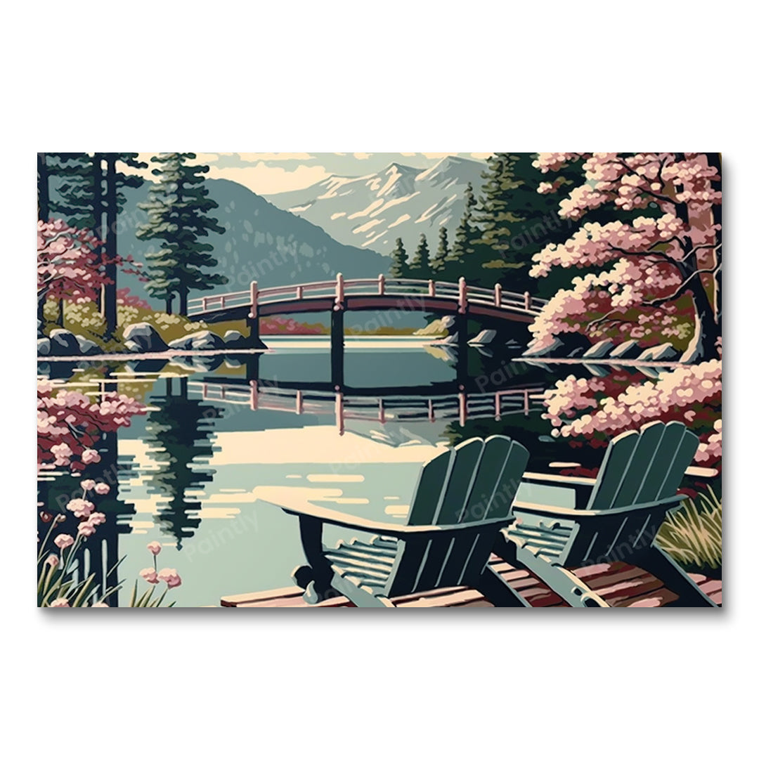 Chairs by the Lake XII (Wall Art)