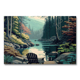 Chairs by the Lake XVI (Wall Art)