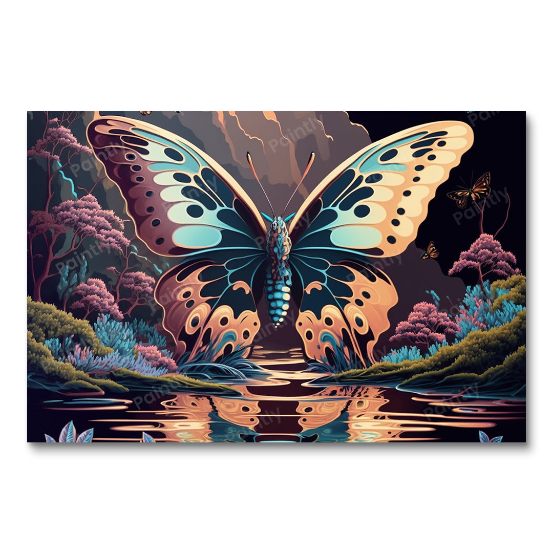 The Butterfly Mirage (diamantmaleri)