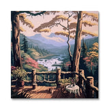 Wooden Terrace (Wall Art)