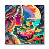 Sipping Summer Paradise (Wall Art)