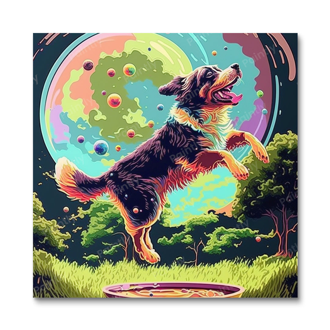 Flying Dog IV (Diamond Painting)