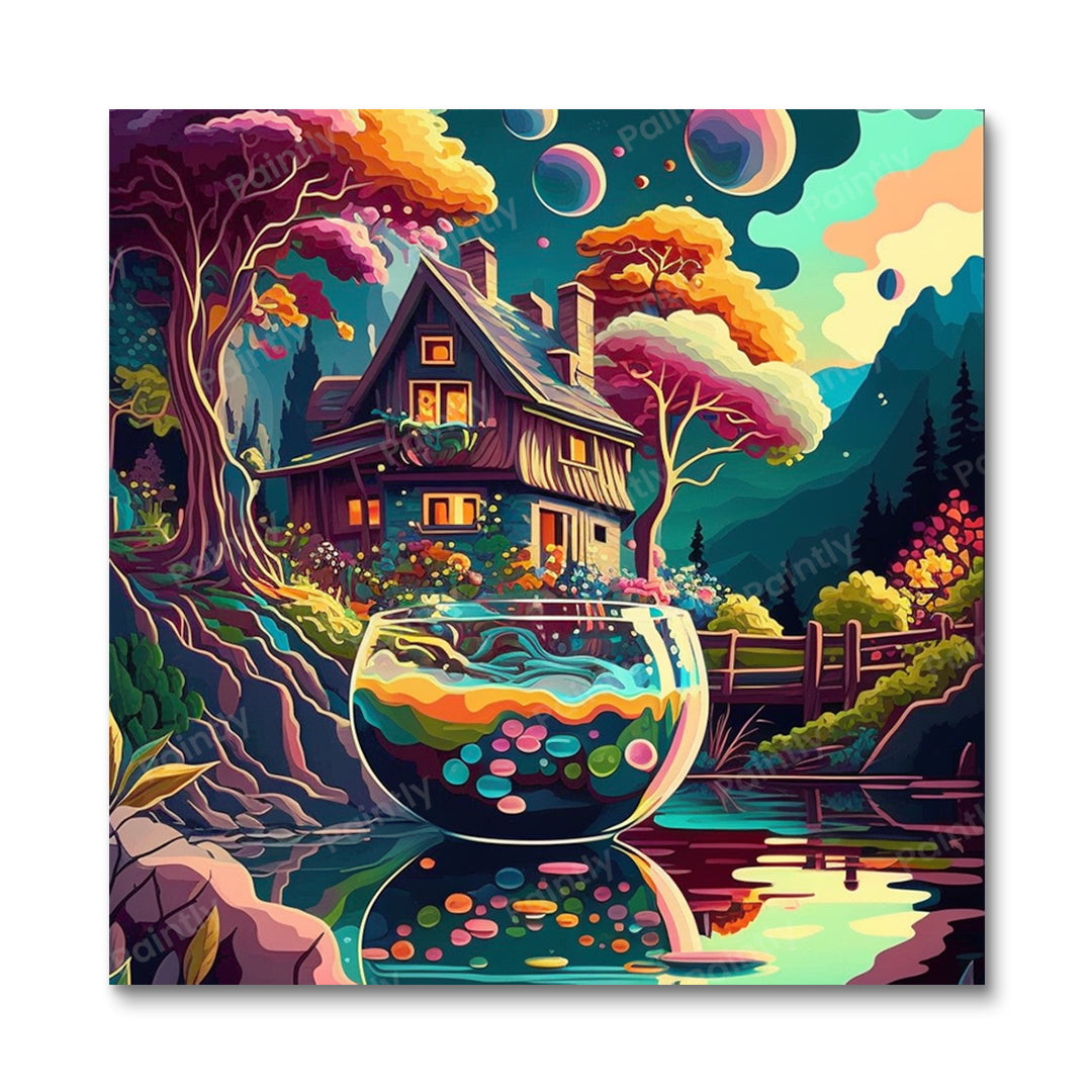 Pondside Paradise (Diamond Painting)