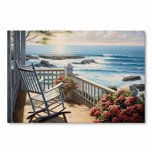 Porch by The Beach IV (Wall Art)