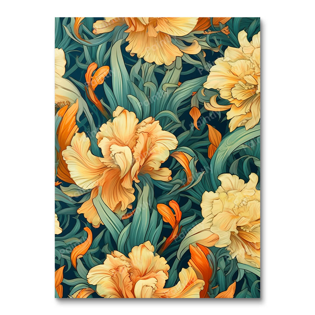 Floral Noir III (Diamond Painting)