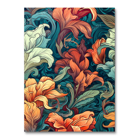 Floral Noir VII (Diamond Painting)