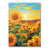 Golden Sunflower Bliss (Wall Art)