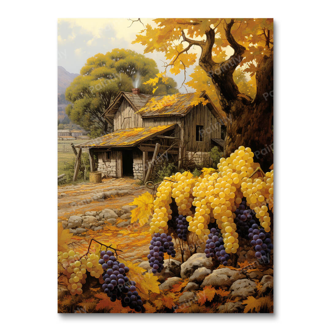 Golden Vineyard III (Diamond Painting)