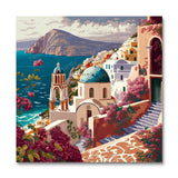 Santorini Grækenland II (vægkunst)