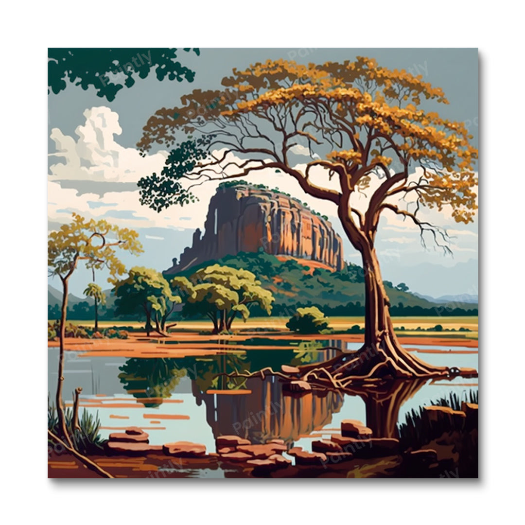 Sigiriya Sri Lanka II (Diamond Painting)