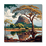 Sigiriya Sri Lanka II (vægkunst)