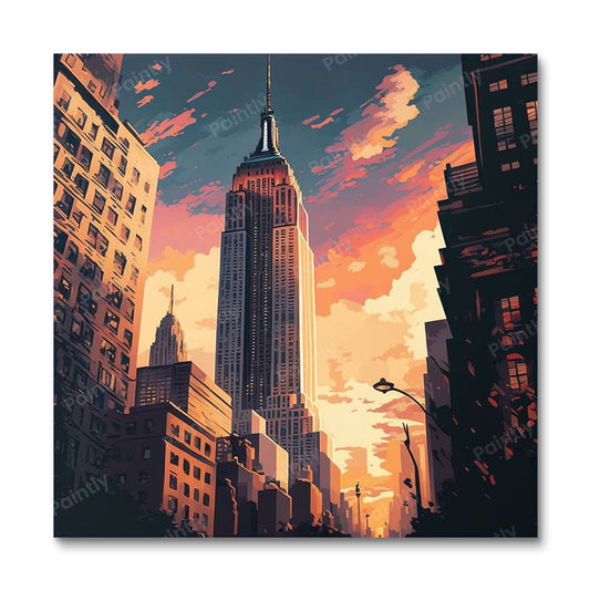 Empire State Building NYC II (Diamond Painting)