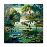 Malerischer Teich