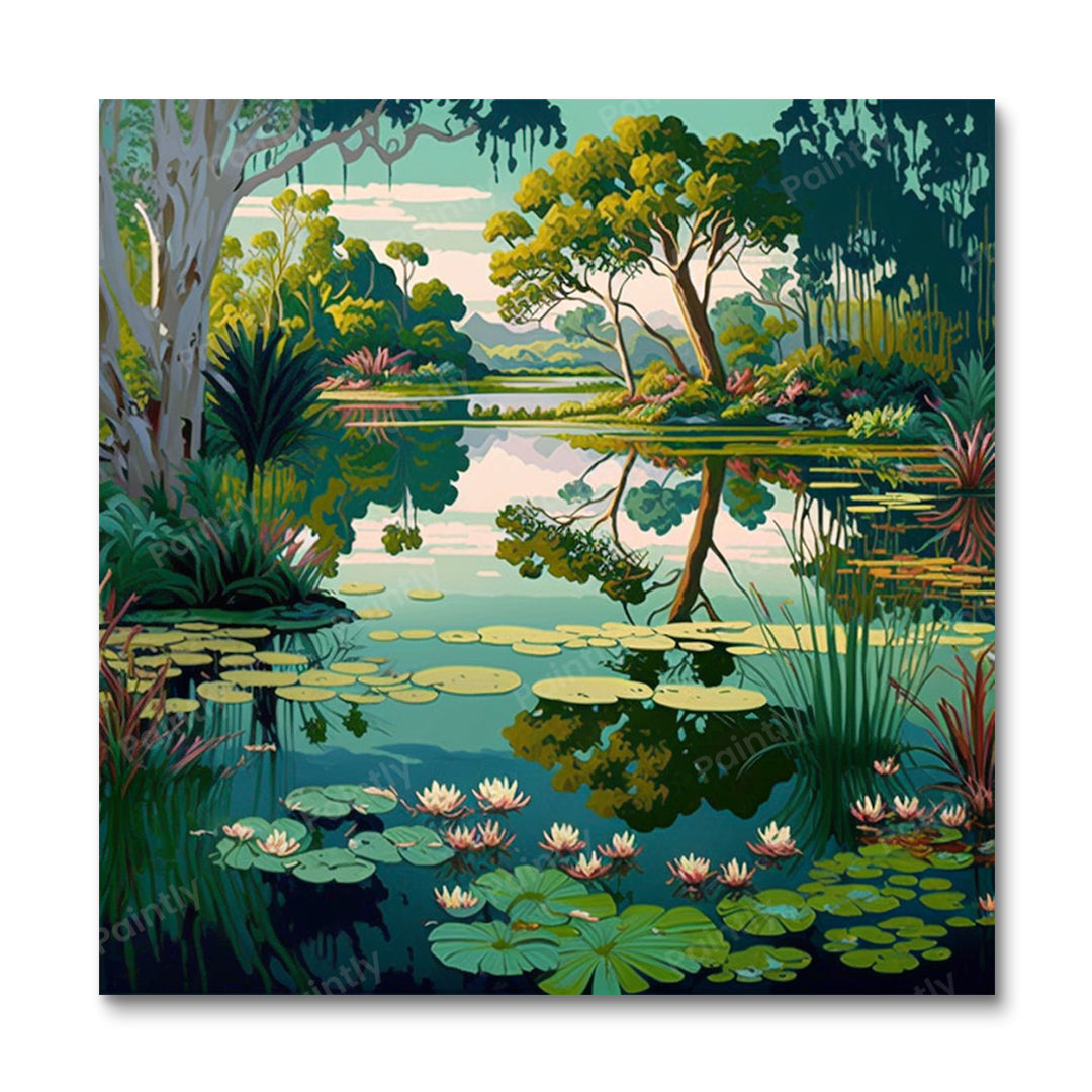 Scenic Pond (Wall Art)