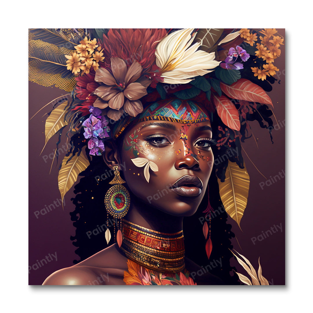 Melanin Queen V (vægkunst)