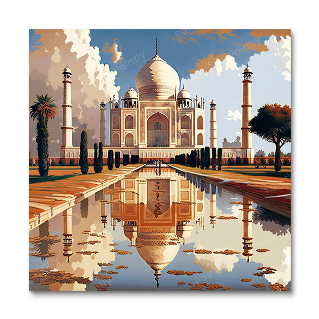 Taj Mahal (Paint by Numbers)