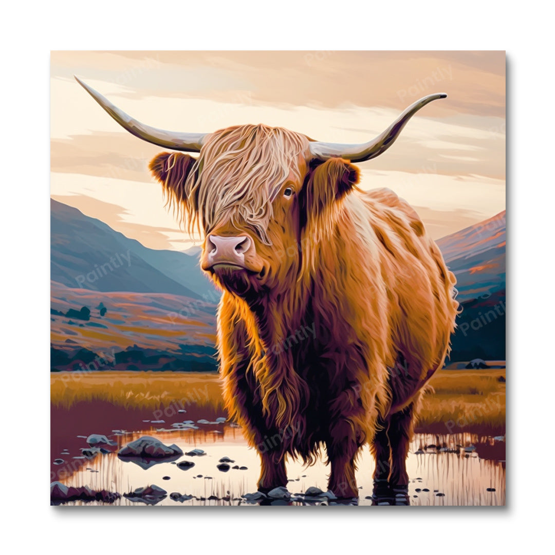 Highland Cow II (Wandkunst)