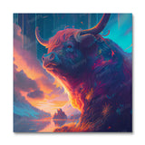 Majestic Highland Cow I (Wall Art)