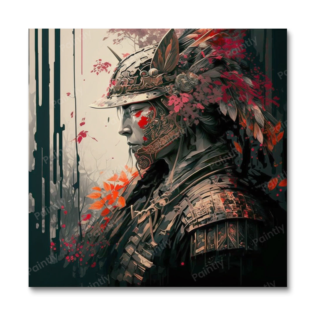 Samurai-Krieger I (Wandkunst)