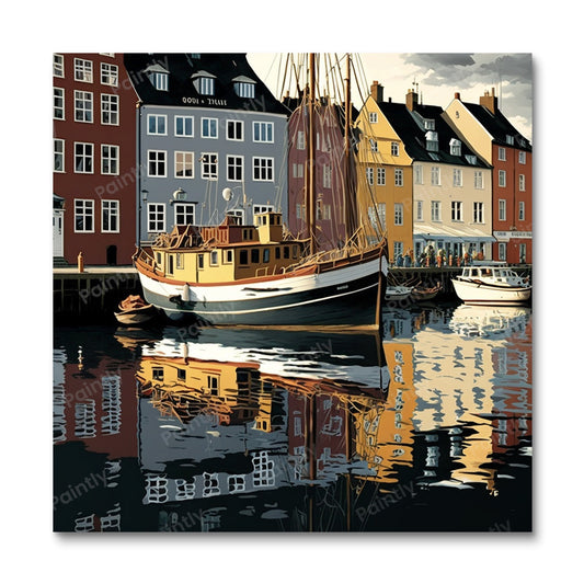 Copenhagen Harbour I (Diamond Painting)