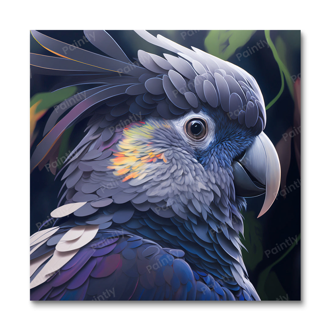 Matte Cockatoo XII (Wall Art)