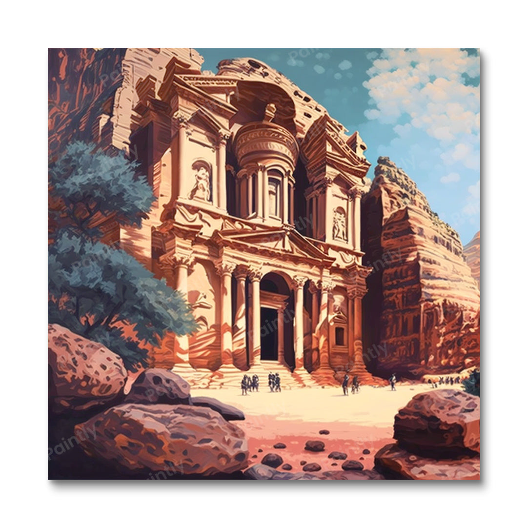 Petra Jordan II (Vægkunst)