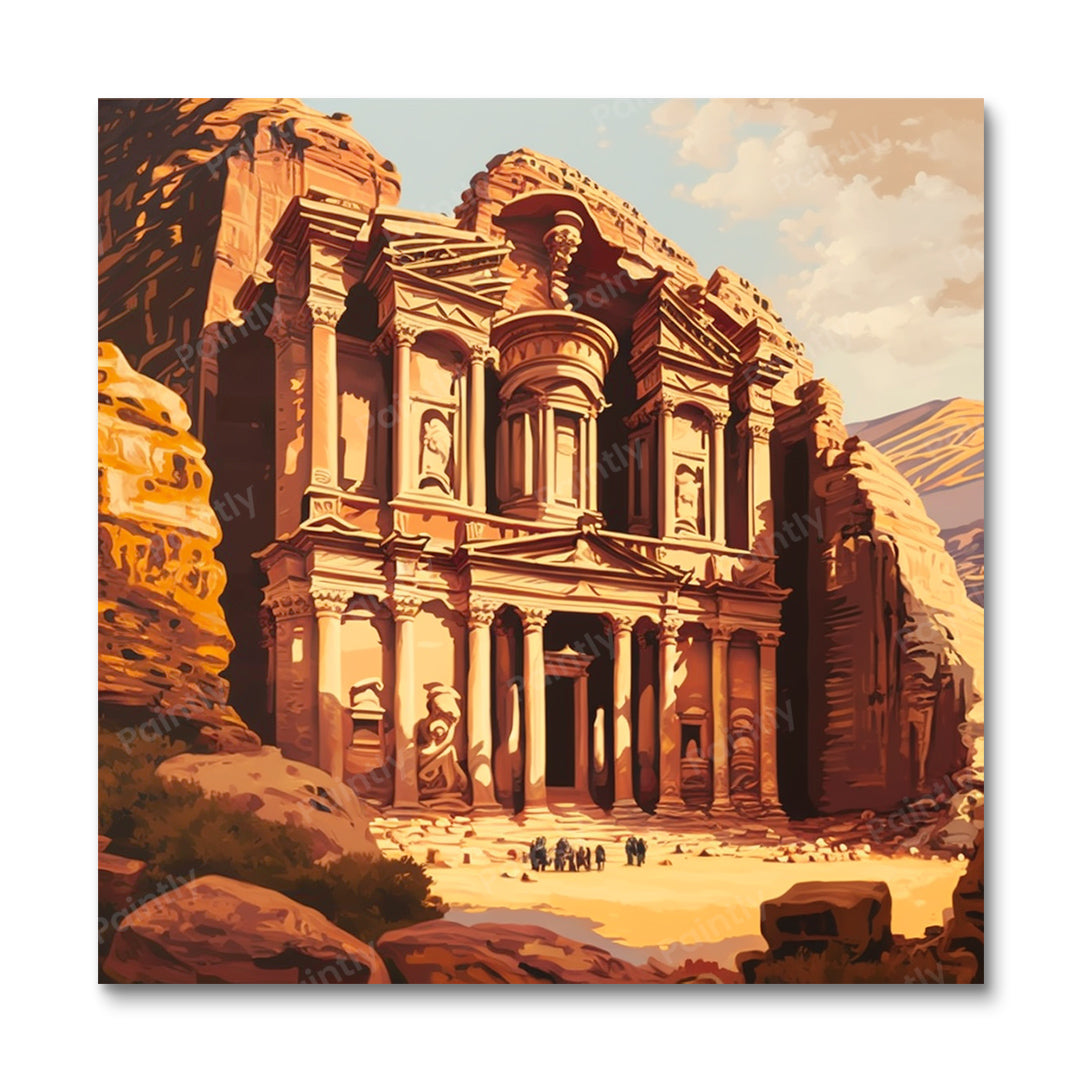 Petra Jordan I (diamantmaleri)