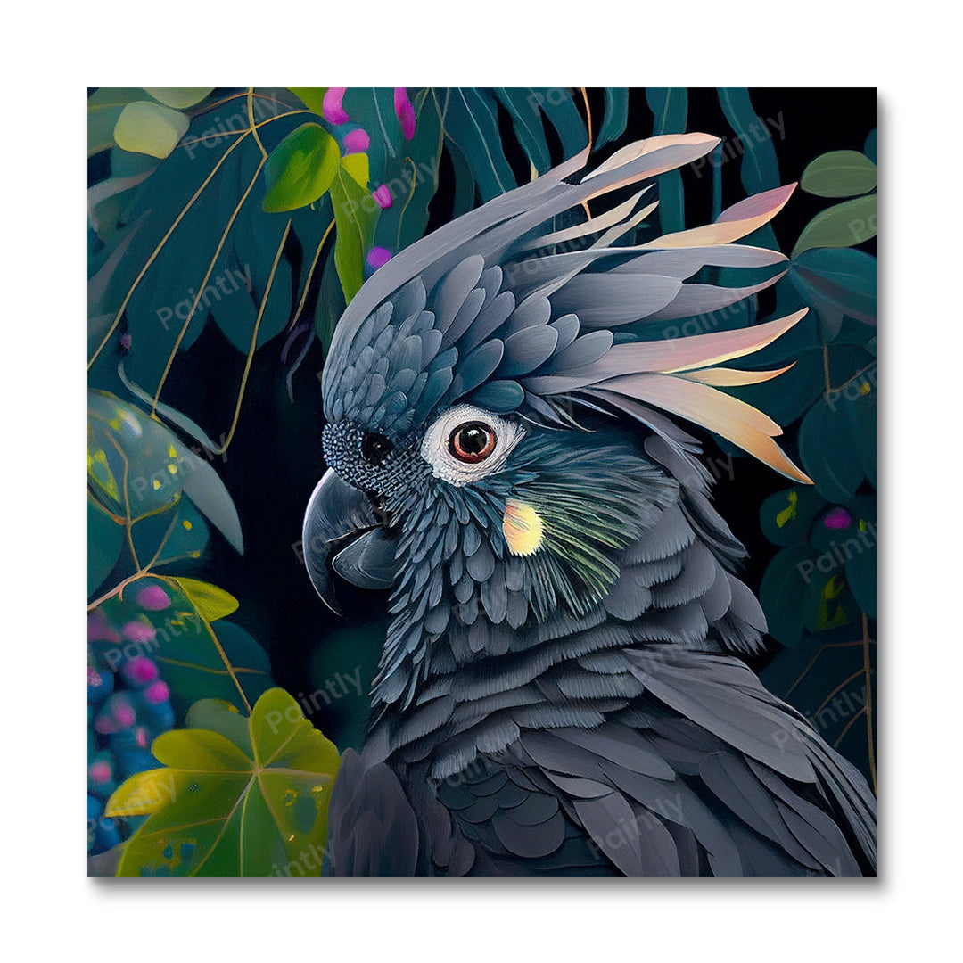 Matte Cockatoo XV (Diamond Painting)