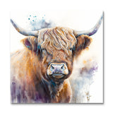 Gracious Highland Cow I (vægkunst)