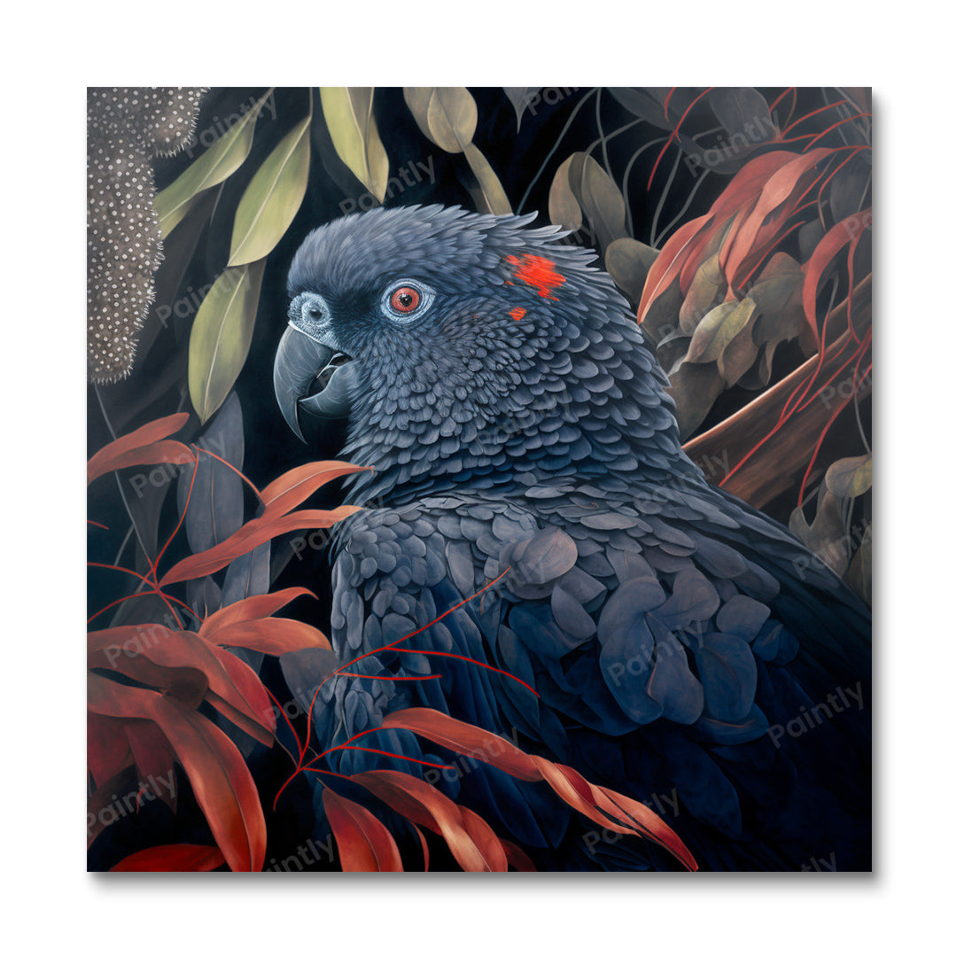 Matte Cockatoo I (Diamond Painting)