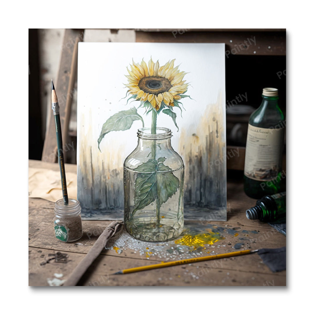 Meta Sunflower (Wall Art)