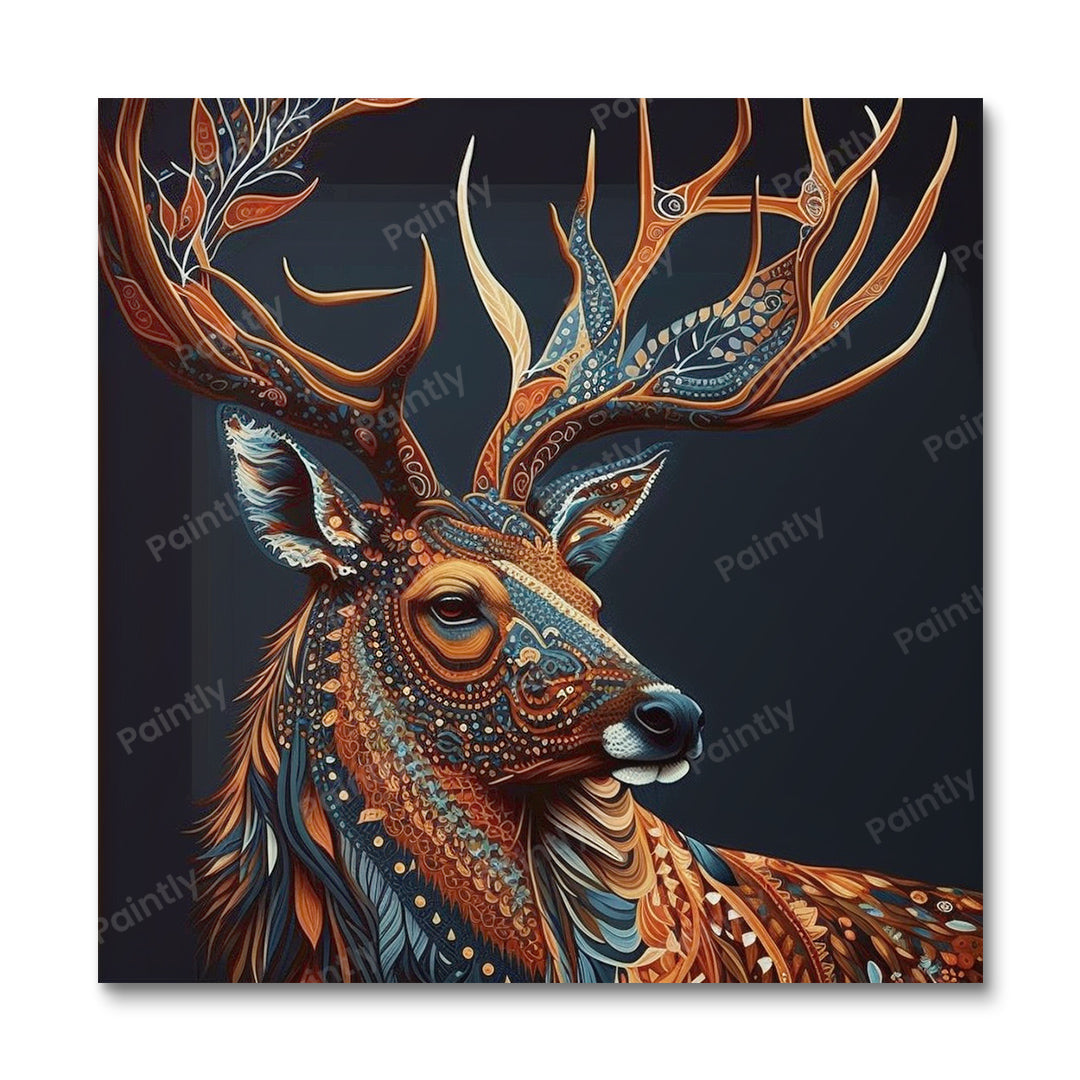 Aboriginal Art Deer (Diamond Painting)