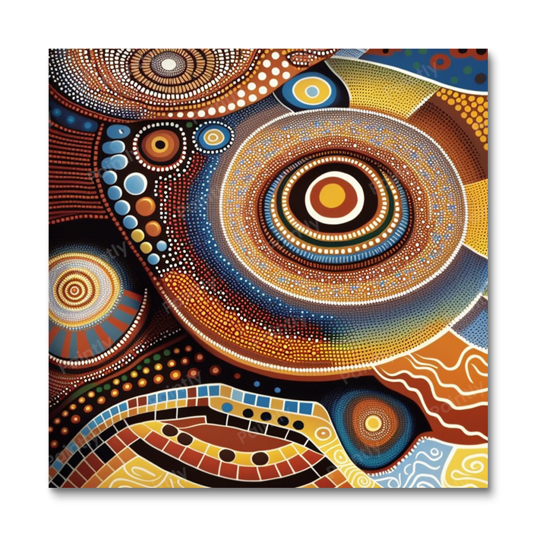 Aboriginal Design II (Paint by Numbers)