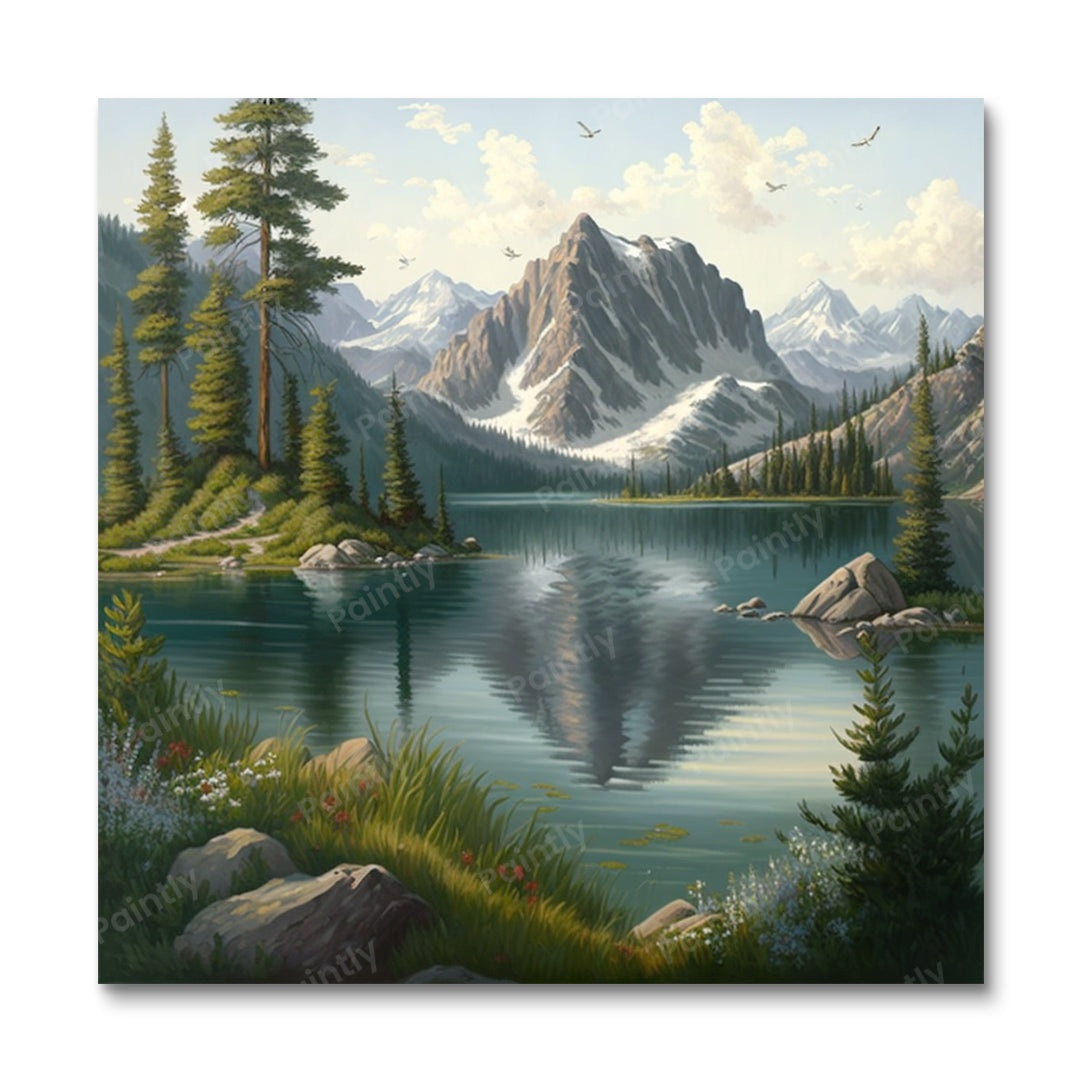 Lake Scenes I (Wall Art)