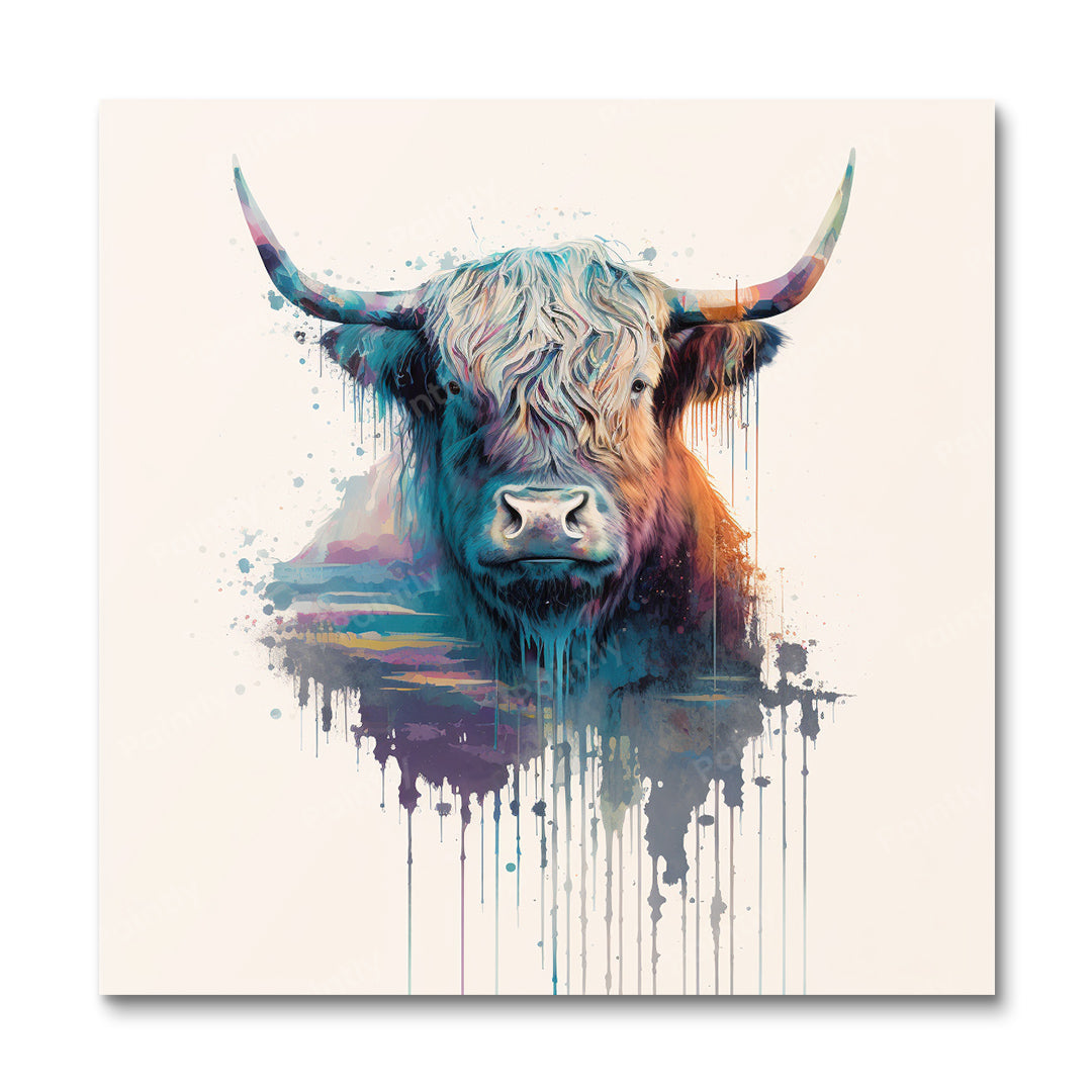 Highland Cow VI (Diamond Painting)