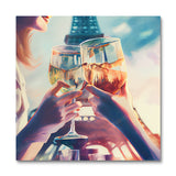 Celebration by the Eiffel Tower II (Wall Art)