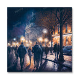 Night City Strolls I (Paint by Numbers)