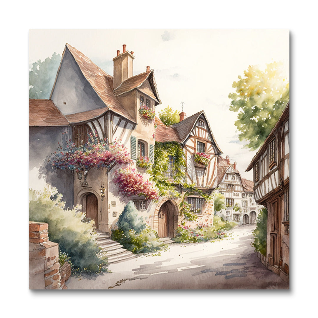 Spanish Village I (Paint by Numbers)