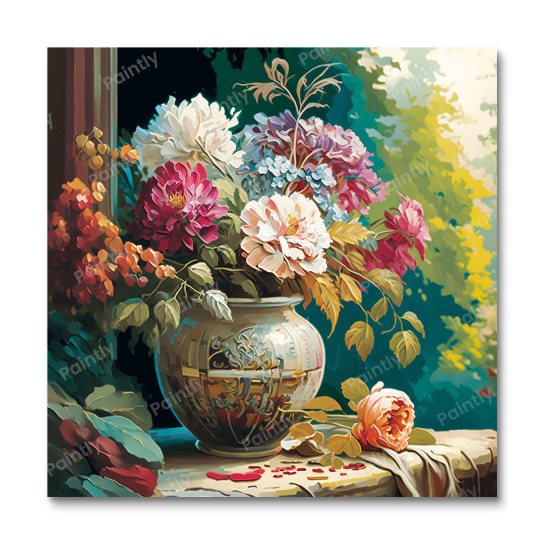 Majestic Flowers (Diamond Painting)