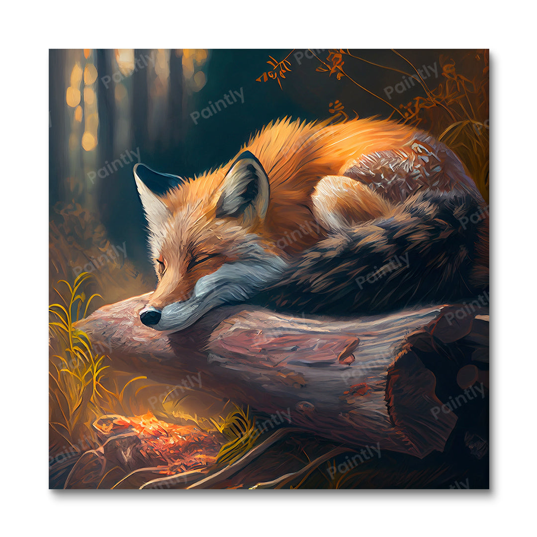 Sleeping Fox II (vægkunst)