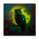 Owl Silhouette (vægkunst)