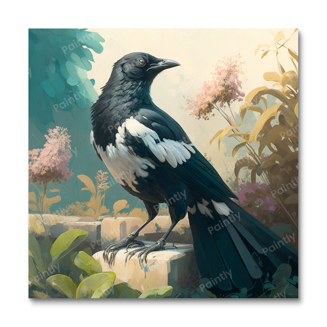 Magpie Marvel (Diamond Painting)