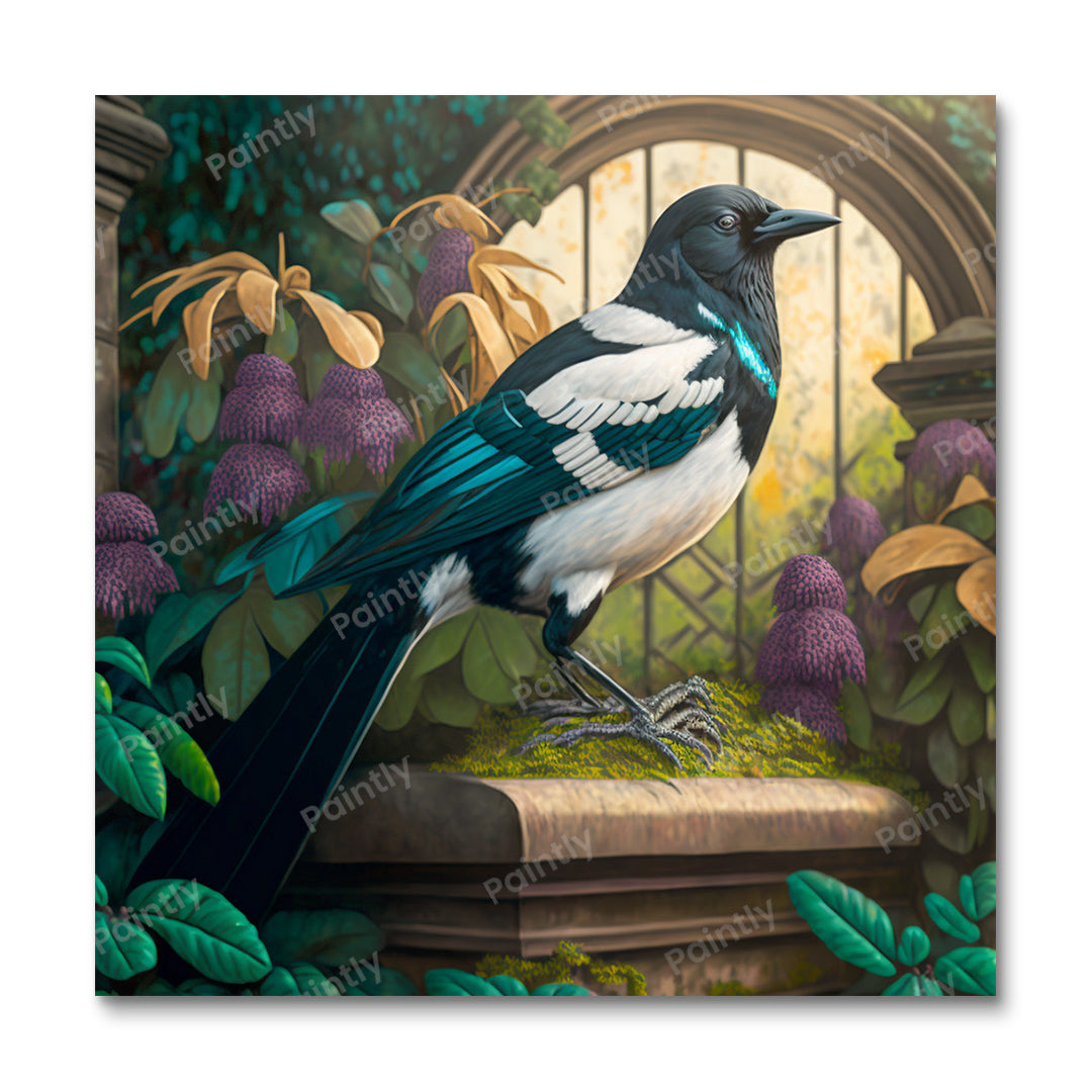Magical Muse Magpie (Diamond Painting)
