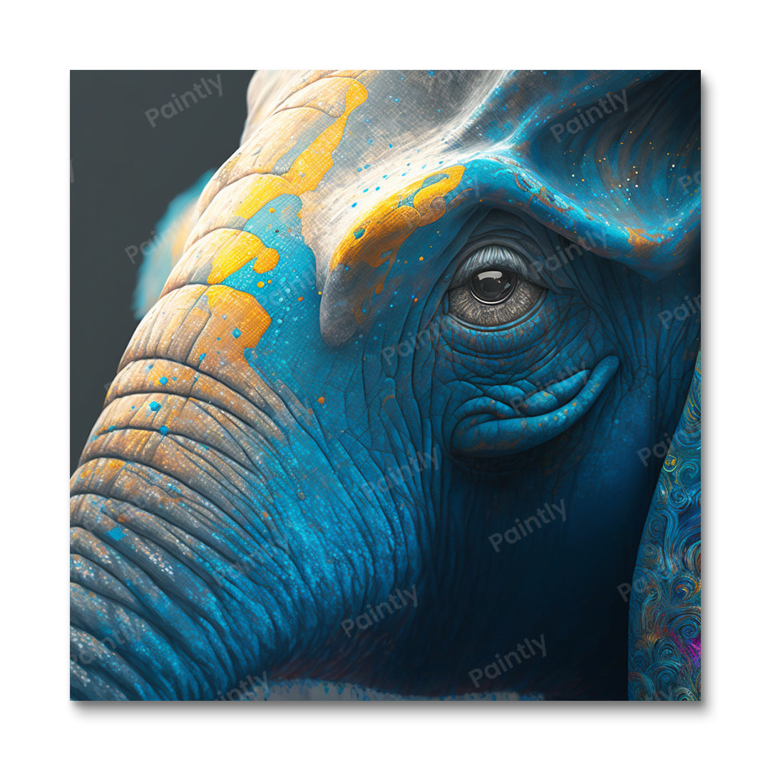 Star Dust Elephant (Paint by Numbers)